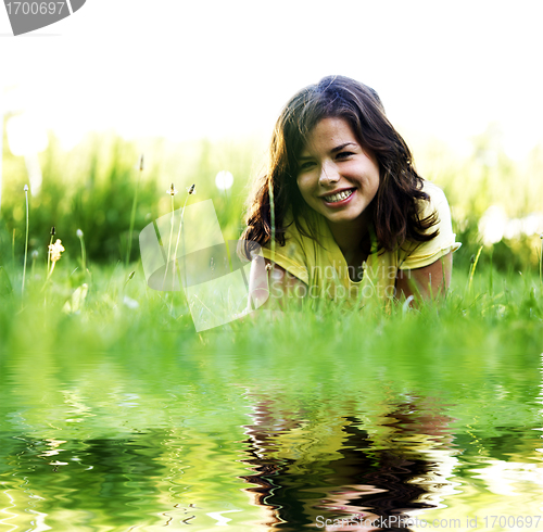Image of Pretty girl smiling