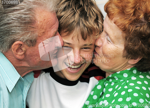 Image of Grandparents with grandson