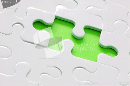 Image of Lime Green Jigsaw