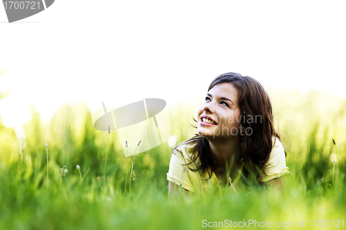 Image of Pretty girl smiling