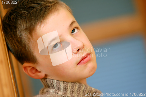 Image of Portrait of young boy