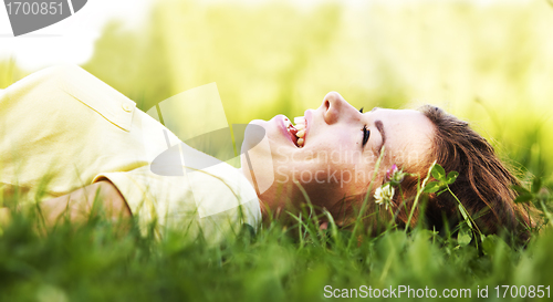 Image of Pretty girl smiling