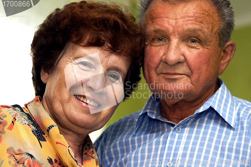 Image of Happy smiled senior couple