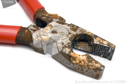Image of Close View on Corroded Pliers
