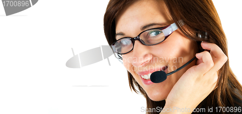 Image of Friendly customer service agent