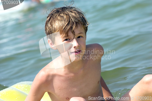 Image of Playing in the sea