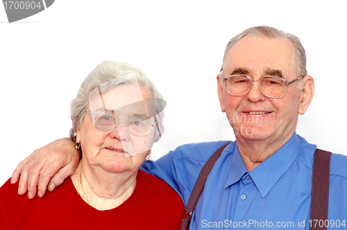 Image of Elderly happy couple