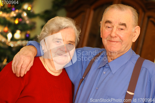 Image of Elderly happy couple