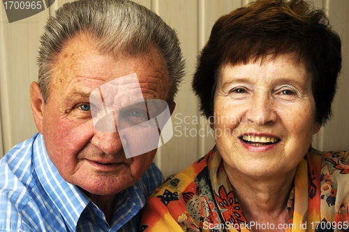 Image of Happy smiled senior couple