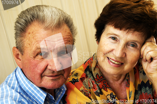 Image of Happy smiled senior couple