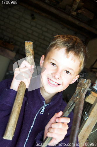 Image of Young builder