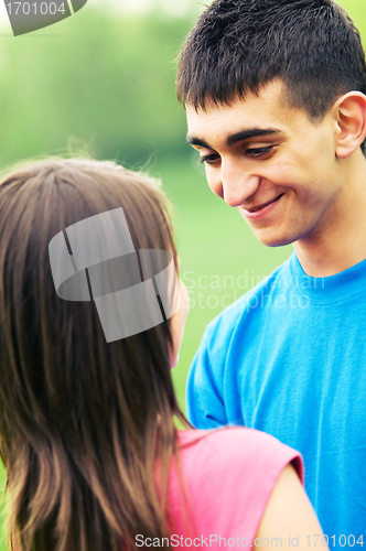 Image of Young couple in love