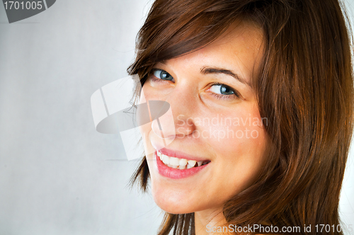 Image of Young, smiling teenage girl