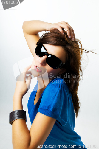 Image of Modern, stylish portrait of young woman
