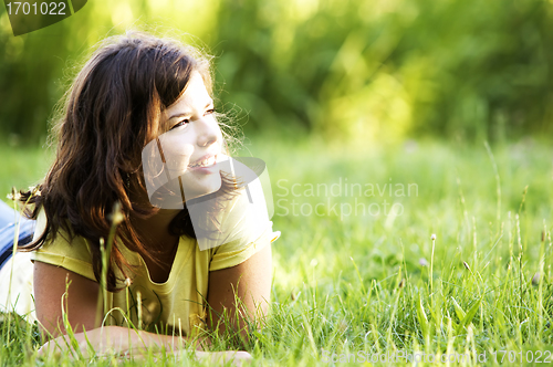Image of Pretty girl smiling