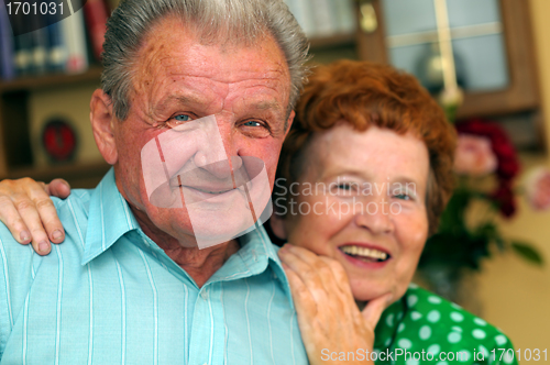 Image of Elderly happy couple