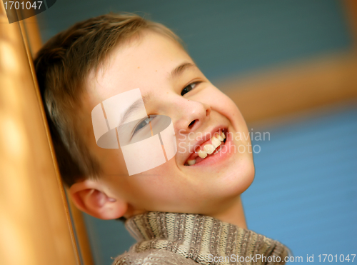 Image of Portrait of young boy