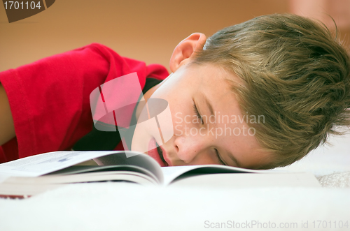 Image of Fell asleep after studying...