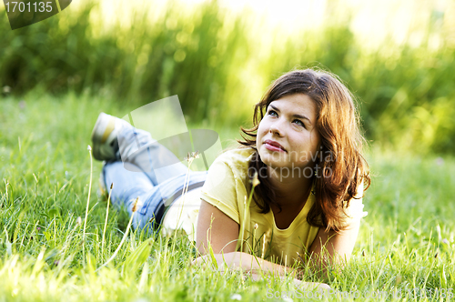 Image of Pretty girl smiling