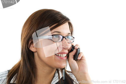 Image of Businesswoman on mobile