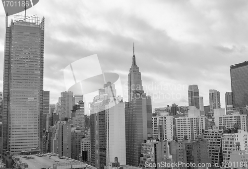 Image of Aerial view of New York City Skyline