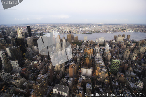Image of Tall Skyscrapers of New York City