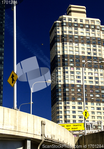 Image of Winter Colors of Manhattan Skyscrapers 