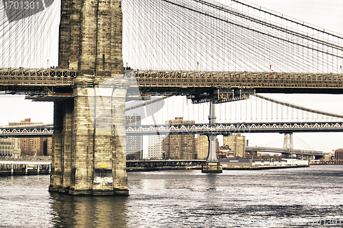 Image of Urban Skyscrapers in Manhattan, New York City