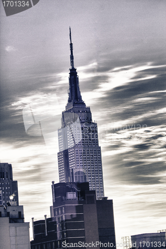 Image of Urban Skyscrapers in Manhattan, New York City