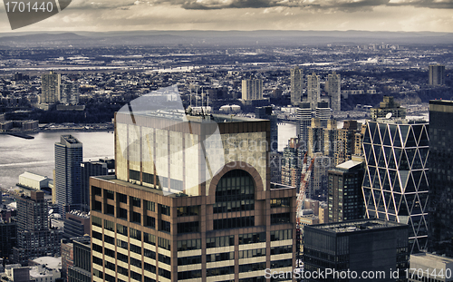 Image of Urban Skyscrapers in Manhattan, New York City