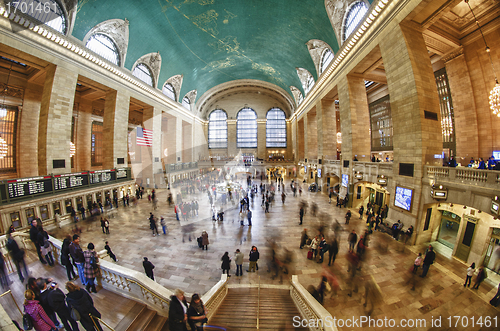 Image of Tourists and Shoppers in Grand Central, NYC