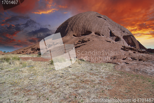 Image of Colors and Mountains of Australian Outback