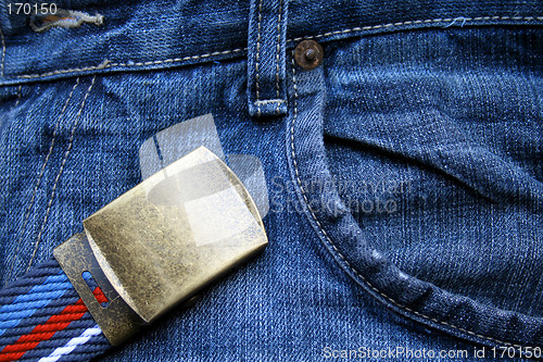 Image of Jeans and belt