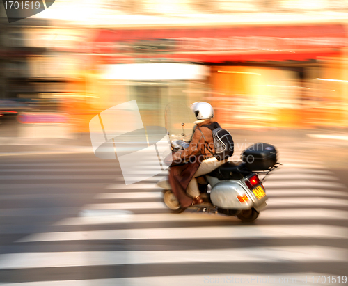 Image of traffic in paris