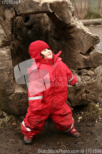 Image of child in winter