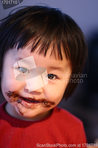 Image of chocolate eater