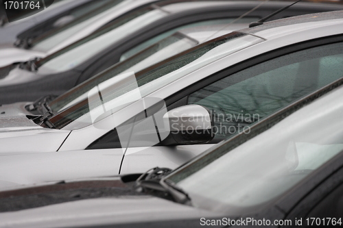 Image of Parked cars