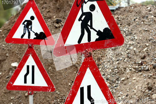 Image of Traffic signs in denmark