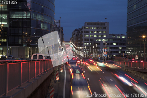 Image of night traffic