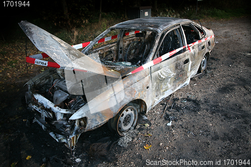 Image of car fire