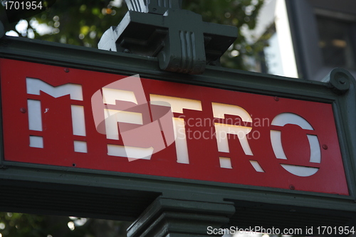 Image of Metro in Paris