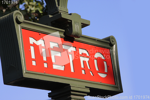 Image of Metro in Paris