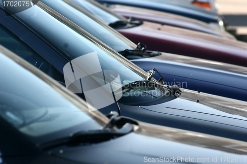 Image of Parked cars