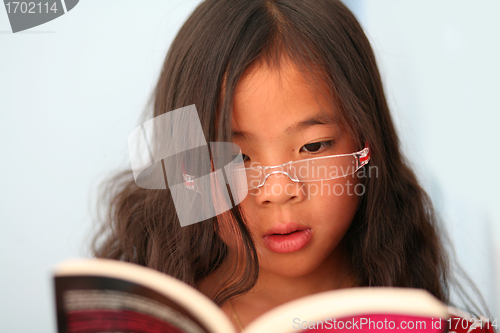 Image of  child  reading