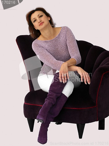 Image of Woman in a chair