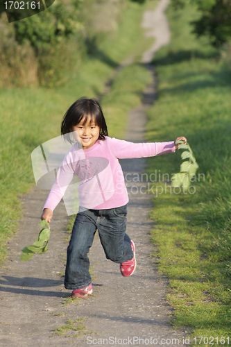 Image of child outdoor in forest