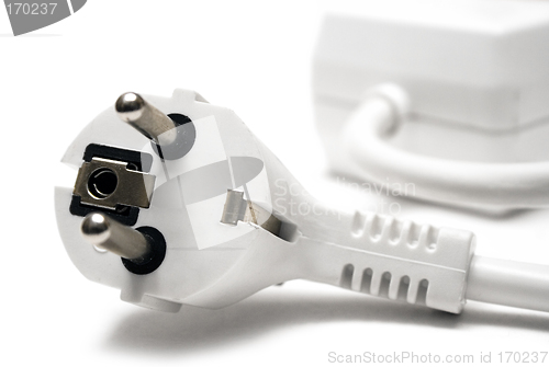 Image of White Extension Plug