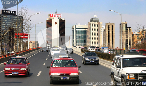 Image of Traffic in Bejing, 2005