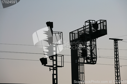 Image of railways wires