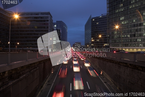 Image of night traffic